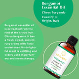 LOTUSJOY spray bergamota para habitación, fragancia revitalizante