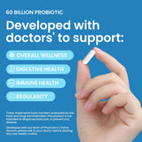 LOU DSAY Probiotics con 10 cepas para equilibrio digestivo y bienestar general.