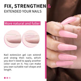 Love easy adherencia larga rosa bebé: adherencia duradera para manicuras prolongadas.