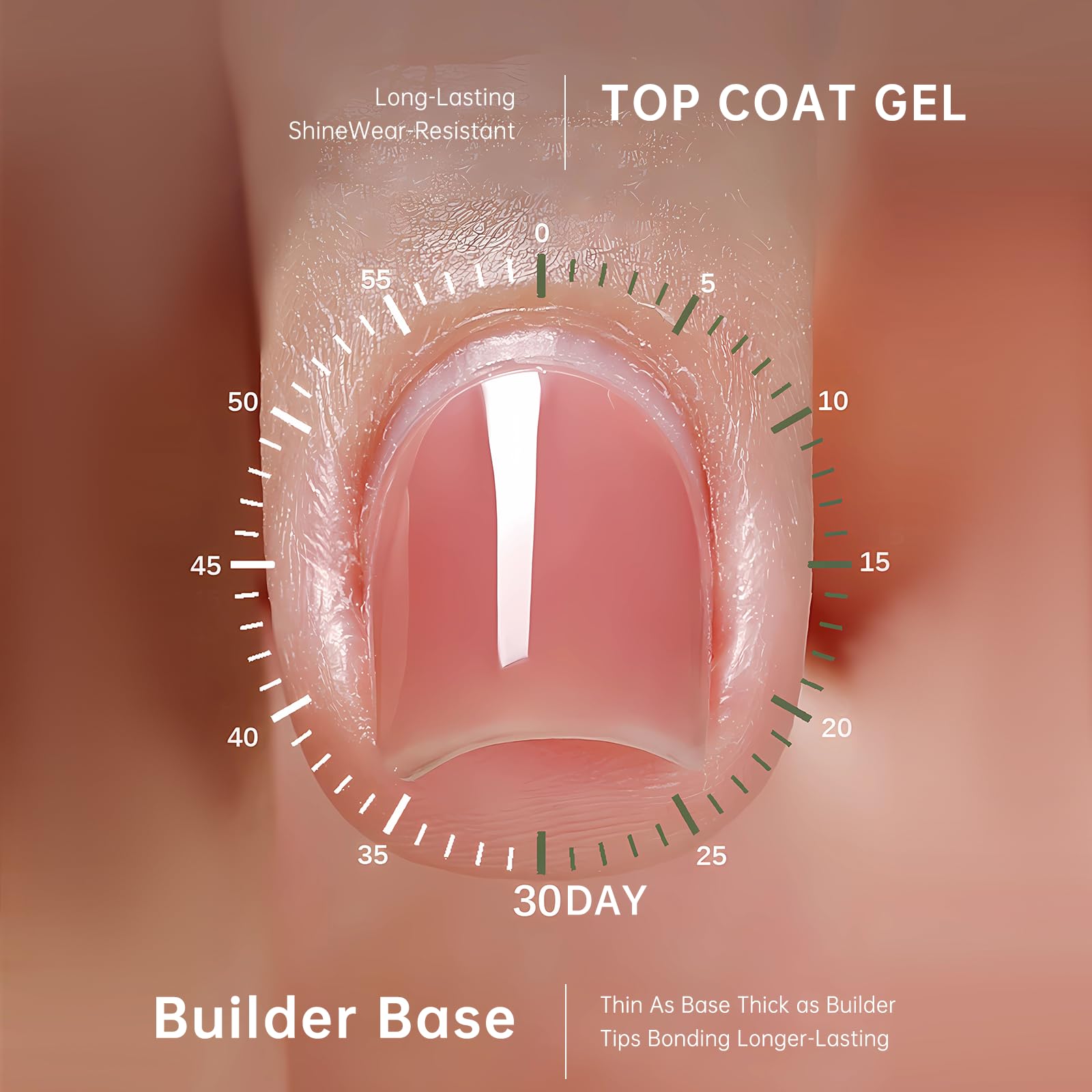 Love easy auto-nivelación rosa bebé: relleno suave para contornos de uñas.