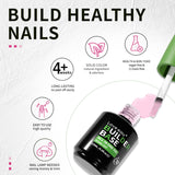 Love easy reparación uñas rosa bebé: refuerzo fiable para uñas débiles.