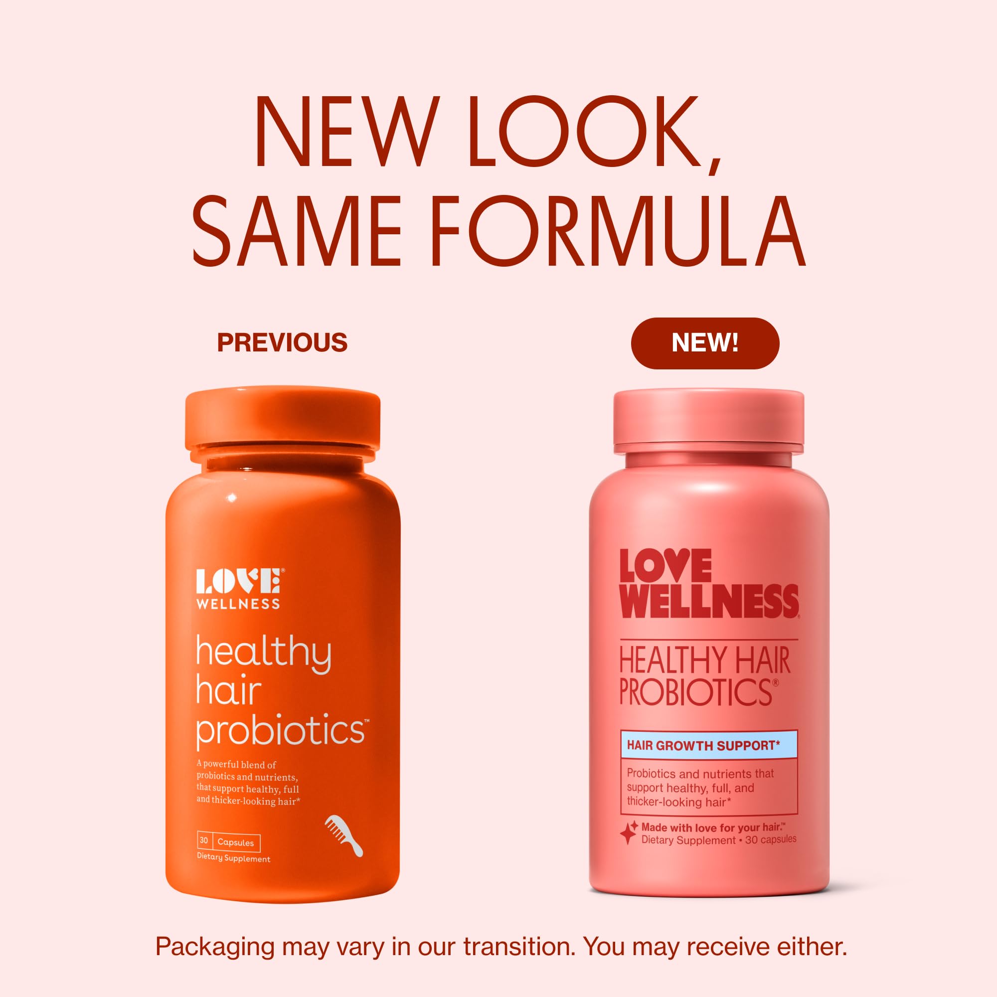 Love Wellness: proteína de germinado de guisante para cabello más grueso.