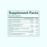 Big Brain Probiotics: etiqueta que indica uso diario y beneficios.