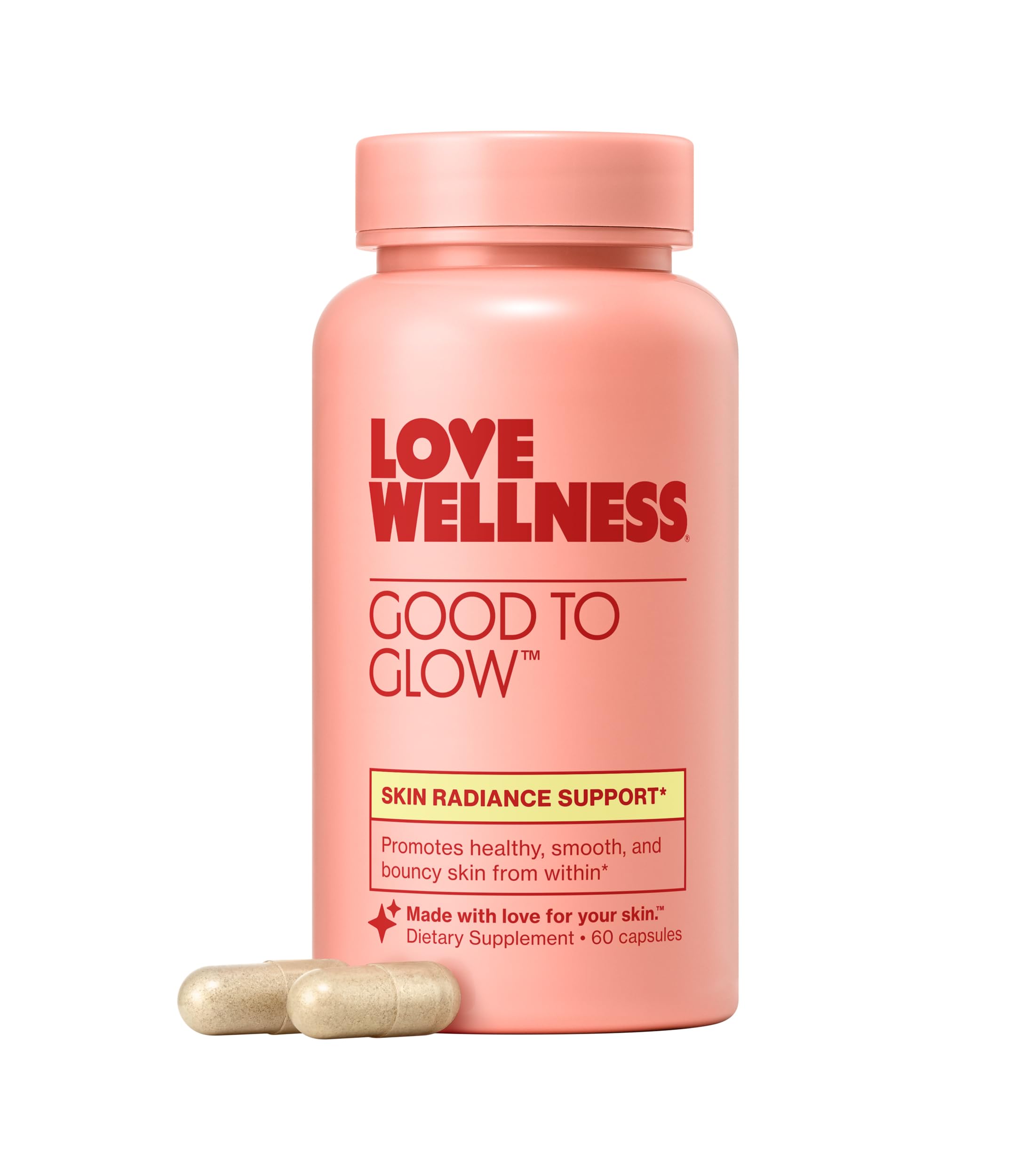 Love Wellness Good to Glow: bote de cápsulas para piel radiante