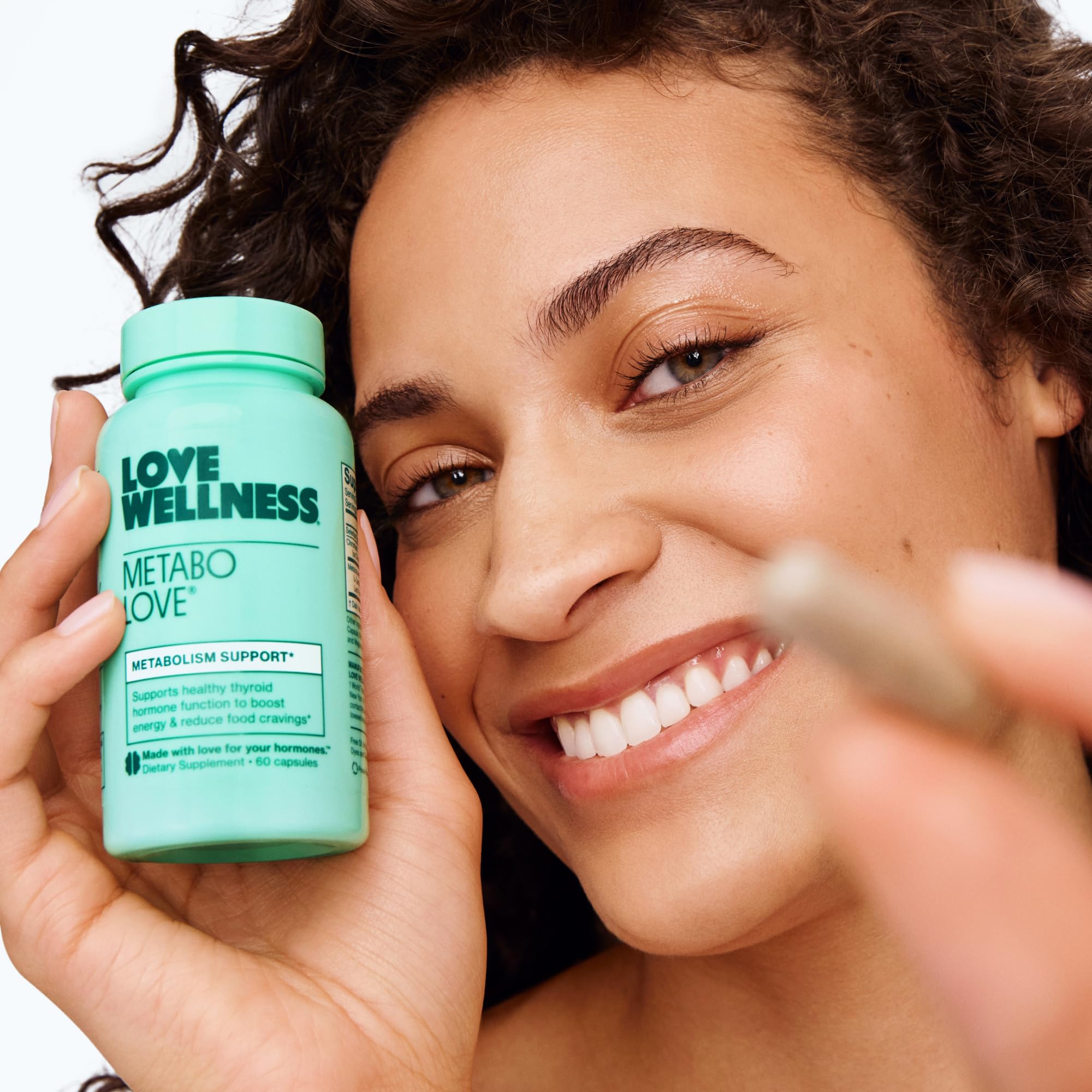 Love Wellness Metabolove: frasco de 60 cápsulas listo para uso diario