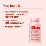 Love Wellness Vitex: extracto de fruto en cápsula para equilibrio hormonal.