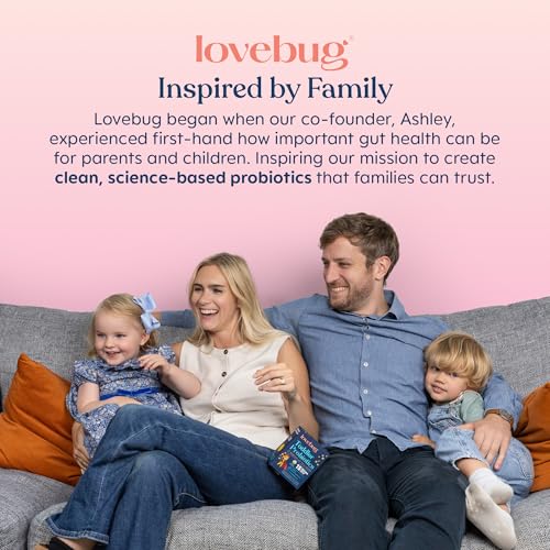 LOVEBUG apoyo digestivo infantil, fácil de incorporar a la jornada diaria.