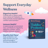Lovebug Kids Probiotic Powder con 8 cepas, equilibrio de la microbiota infantil.