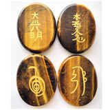 Loveliome ojo de tigre chakra 45 mm ideal para sesiones de reiki y sanación