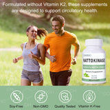 LovelyStore Nattokinase cápsulas fáciles de tomar para uso diario