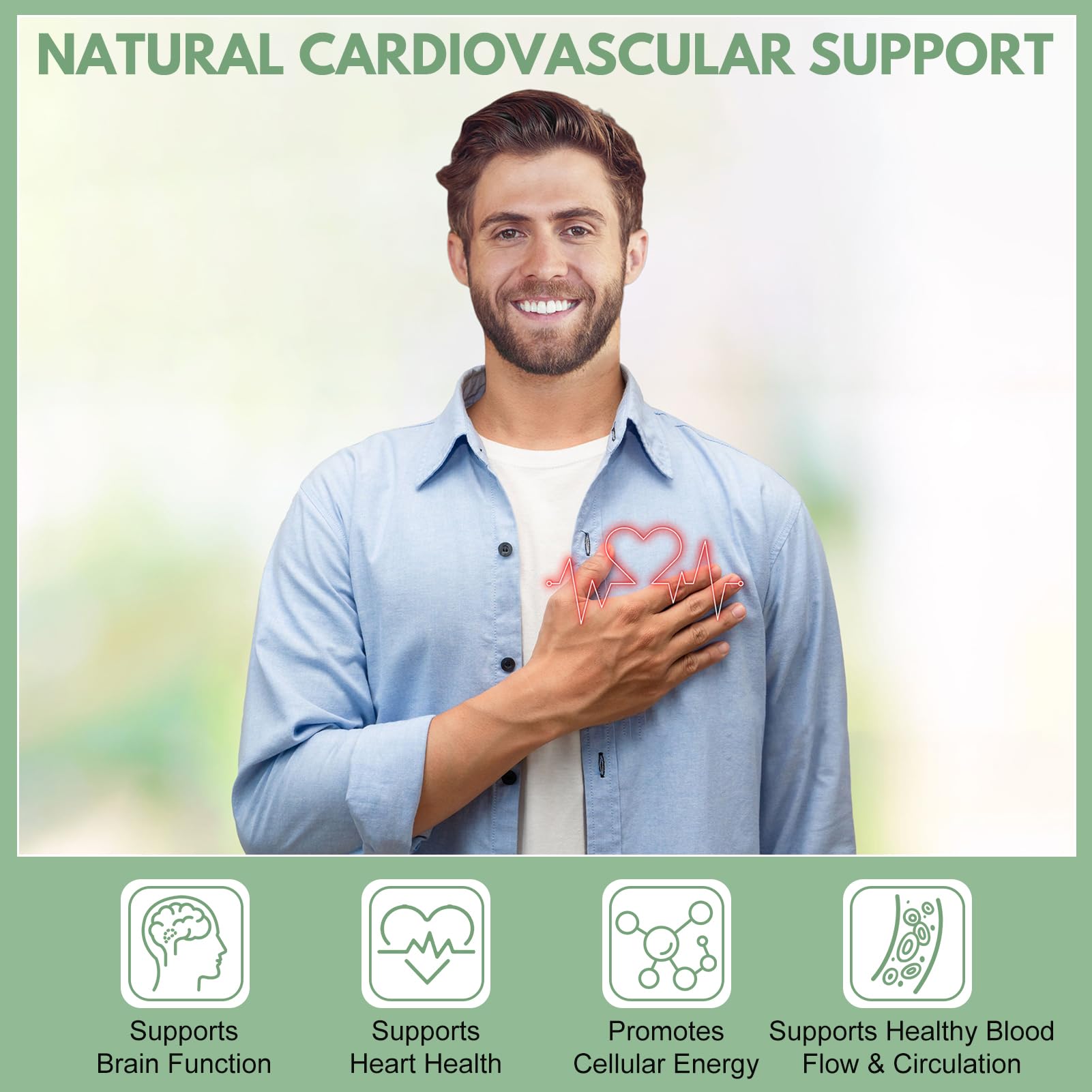 LovelyStore Nattokinase detalle de coenzima Q10 para energía celular