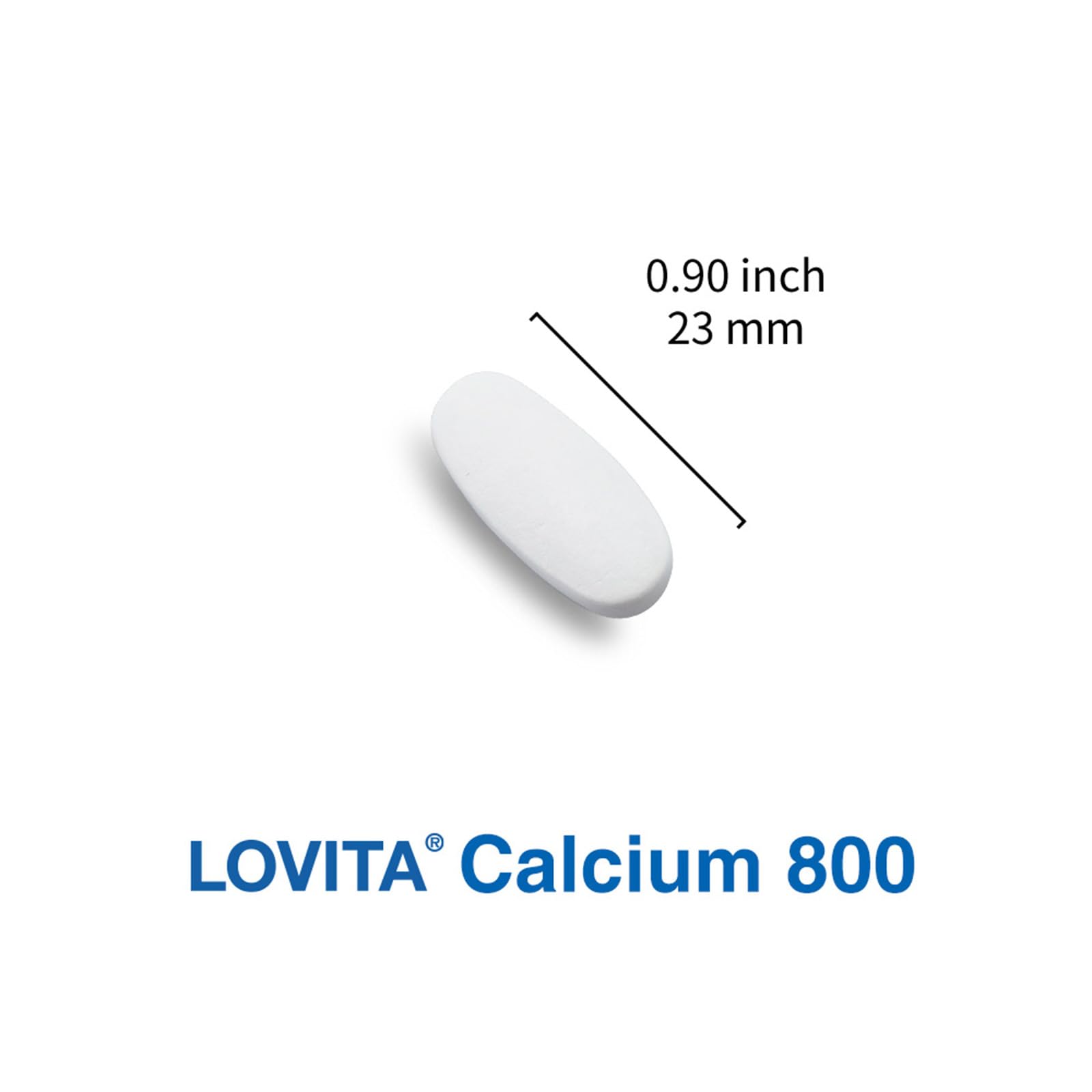 LOVITA Calcio Citrato: dosis diaria de 1 tableta para rutina simple