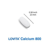 LOVITA Calcio Citrato: dosis diaria de 1 tableta para rutina simple