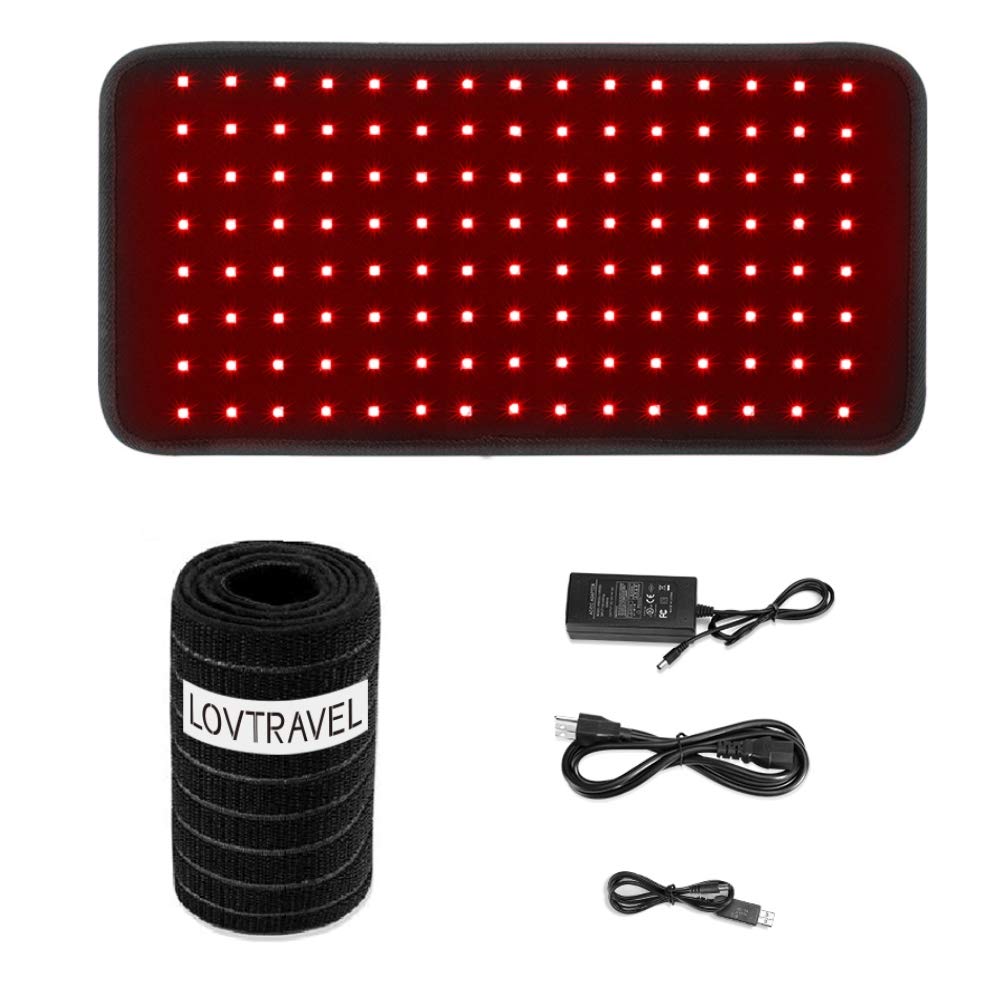 LOVTRAVEL almohadilla de terapia lumínica 660 nm y 850 nm para uso doméstico