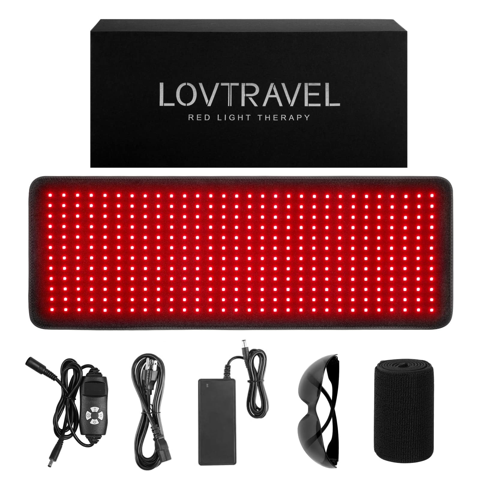 LOVTRAVEL almohadilla de tratamiento grande para áreas amplias con luz roja 660 nm