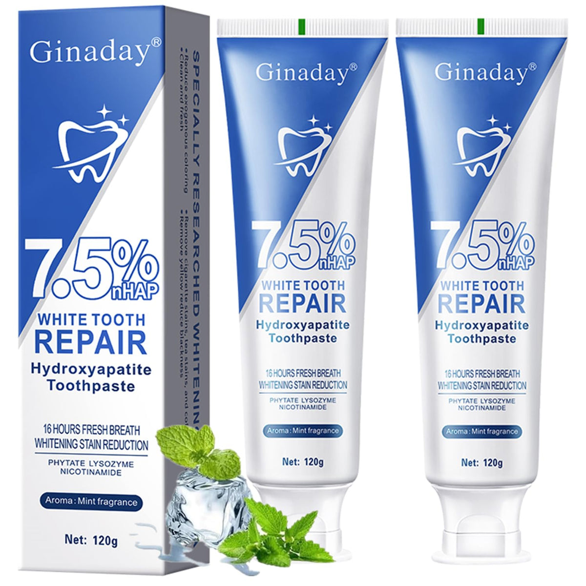 LOYOTICE Hidroxipatita, pasta dental protege el esmalte y dientes fuertes.