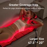 LPKP manta terapia luz roja uniforme 660-850 para uso cómodo en casa