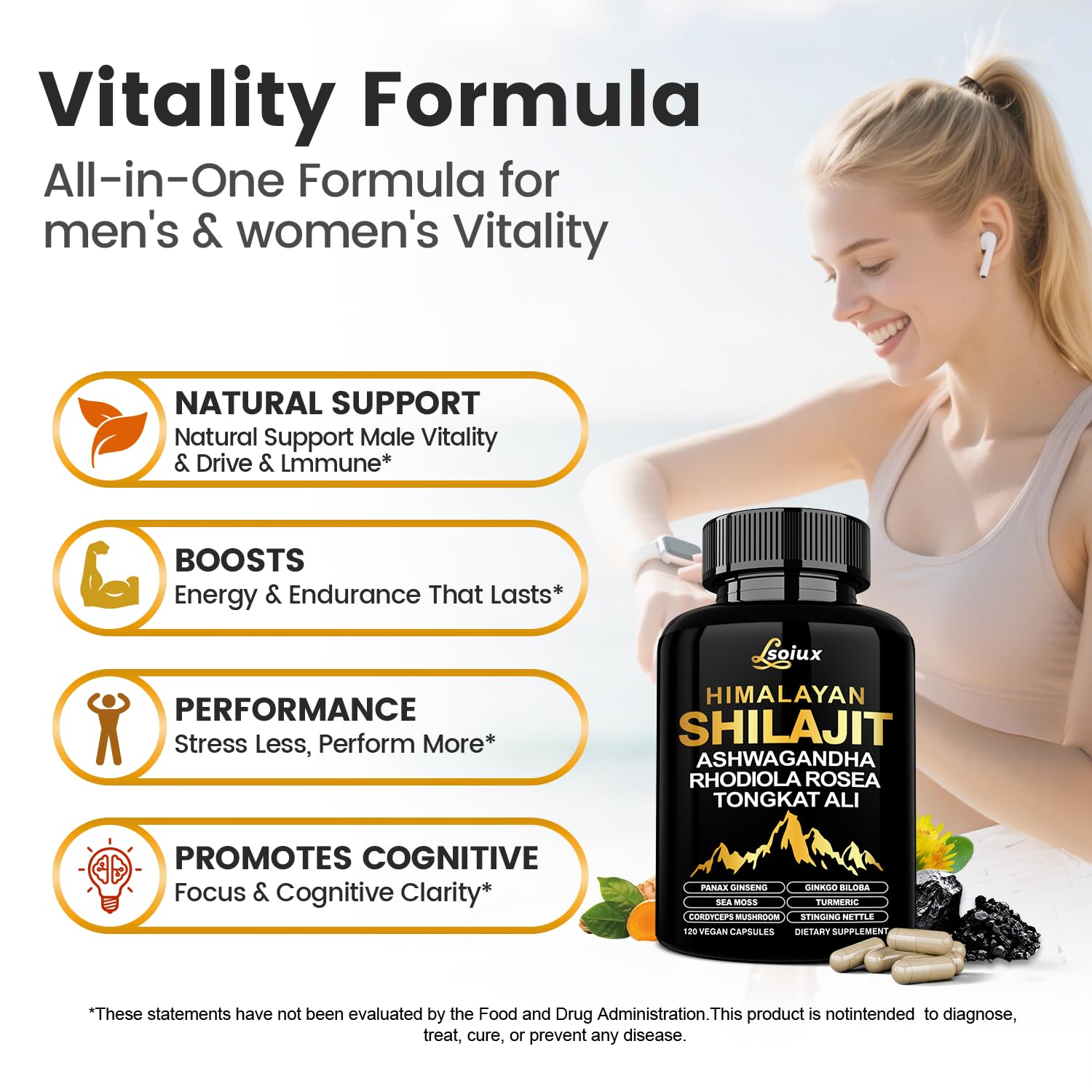 LSOIUX Shilajit-relajacion-concentracion: balance de cortisol y claridad mental.