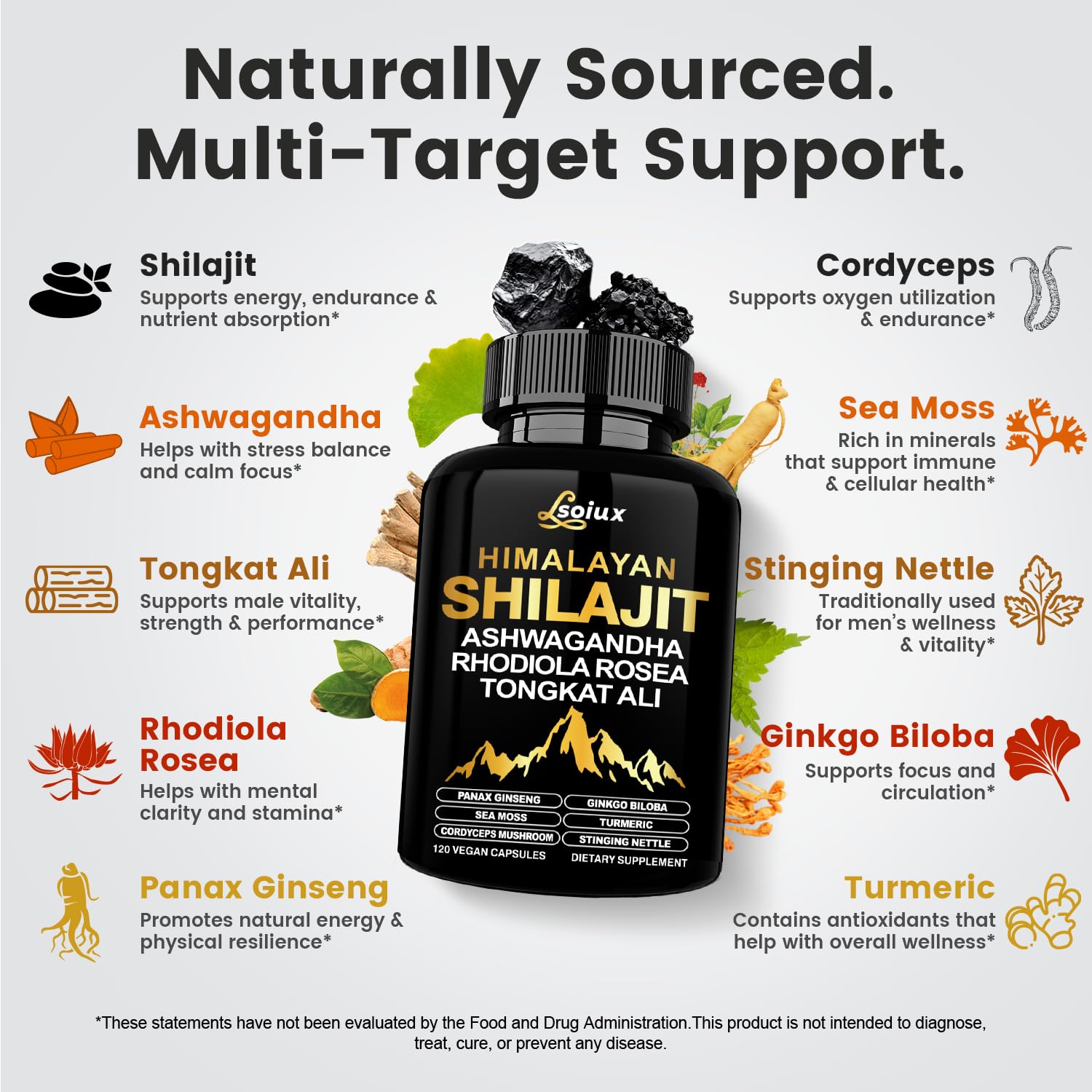 LSOIUX Shilajit-rendimiento-resistencia: para entrenamientos prolongados.