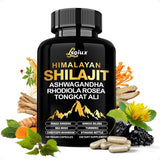 LSOIUX Shilajit-resina Himalaya-botella para vitalidad diaria.