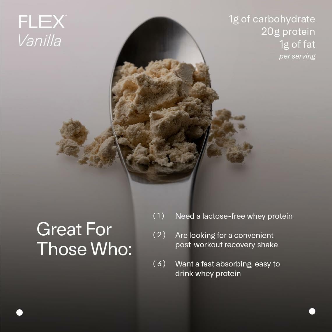 Etiqueta de LTH Flex Whey Isolate destacando certificación NSF