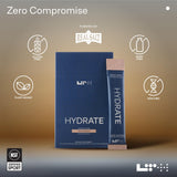 LTH Hydrate fórmula a base de plantas, sin gluten ni lácteos.