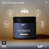 LTH Hydrate sin gluten ni lácteos, apto para dietas específicas y sensibilidad.