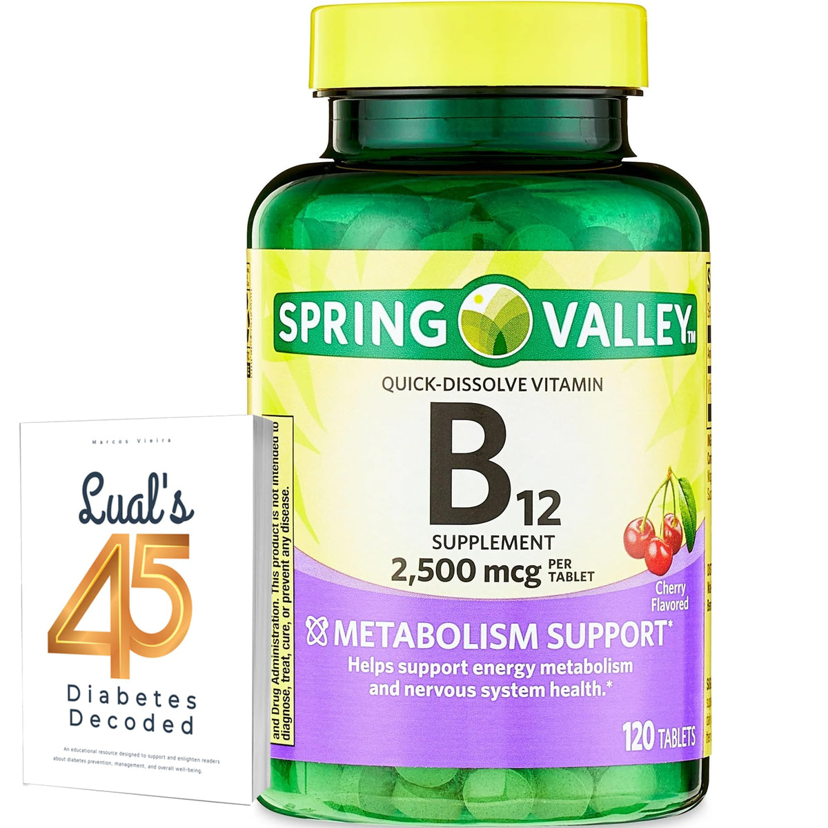 LUAL B12 tableta disolución rápida para energía diaria.