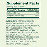 LUAL Magnesio 400 mg, uso diario recomendado para nervios y músculos.