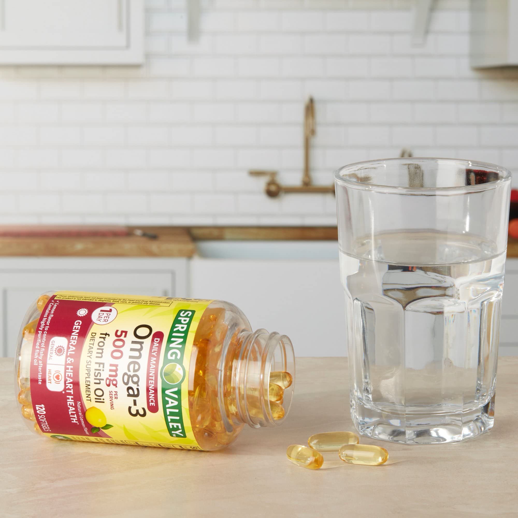 LUAL Omega-3: etiqueta sostenible en el frasco para compra consciente.