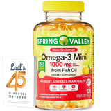 LUAL Omega-3 Mini cápsula: soporte para salud cardíaca y cerebral.
