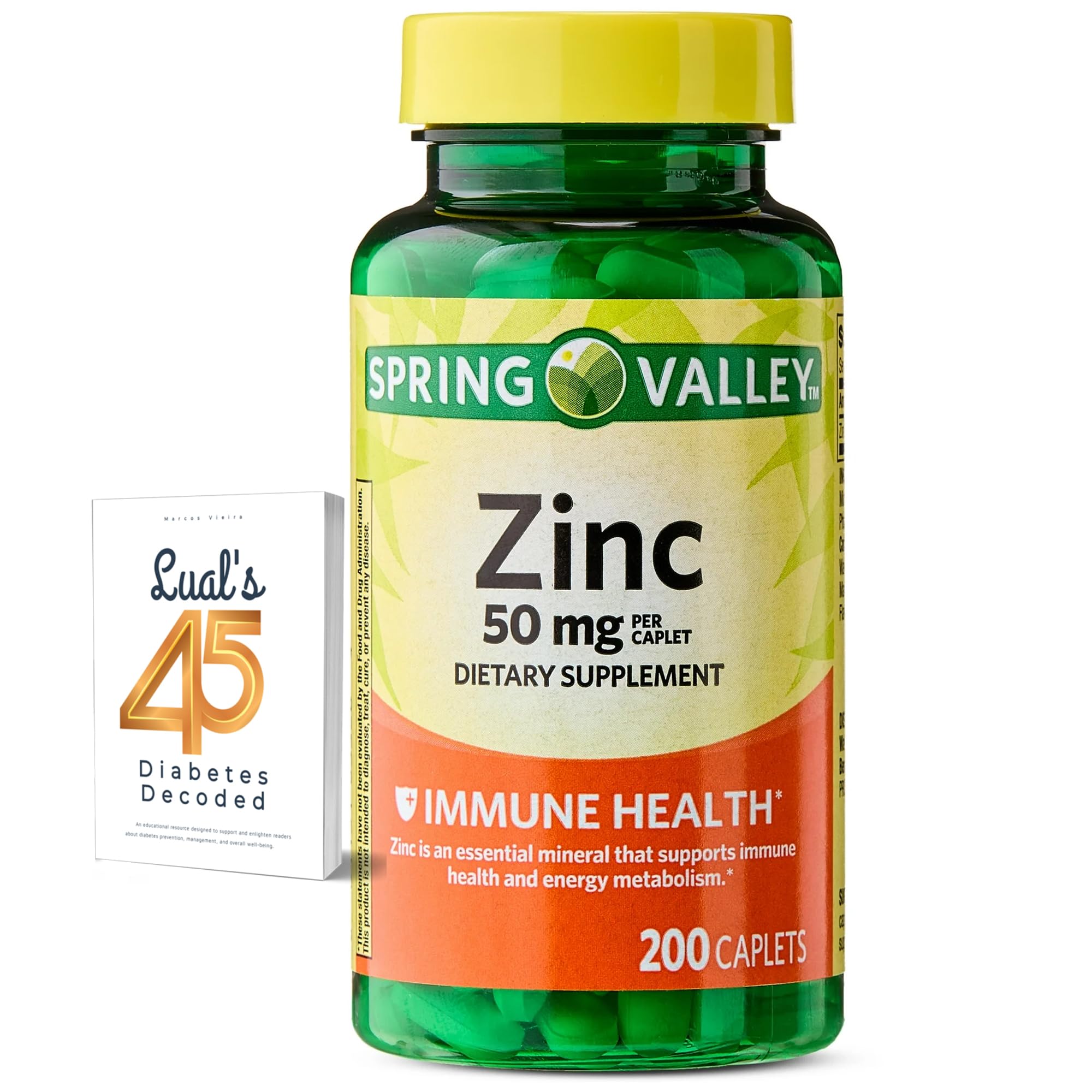 LUAL Zinc 50 mg en cápsulas, bote para uso diario.