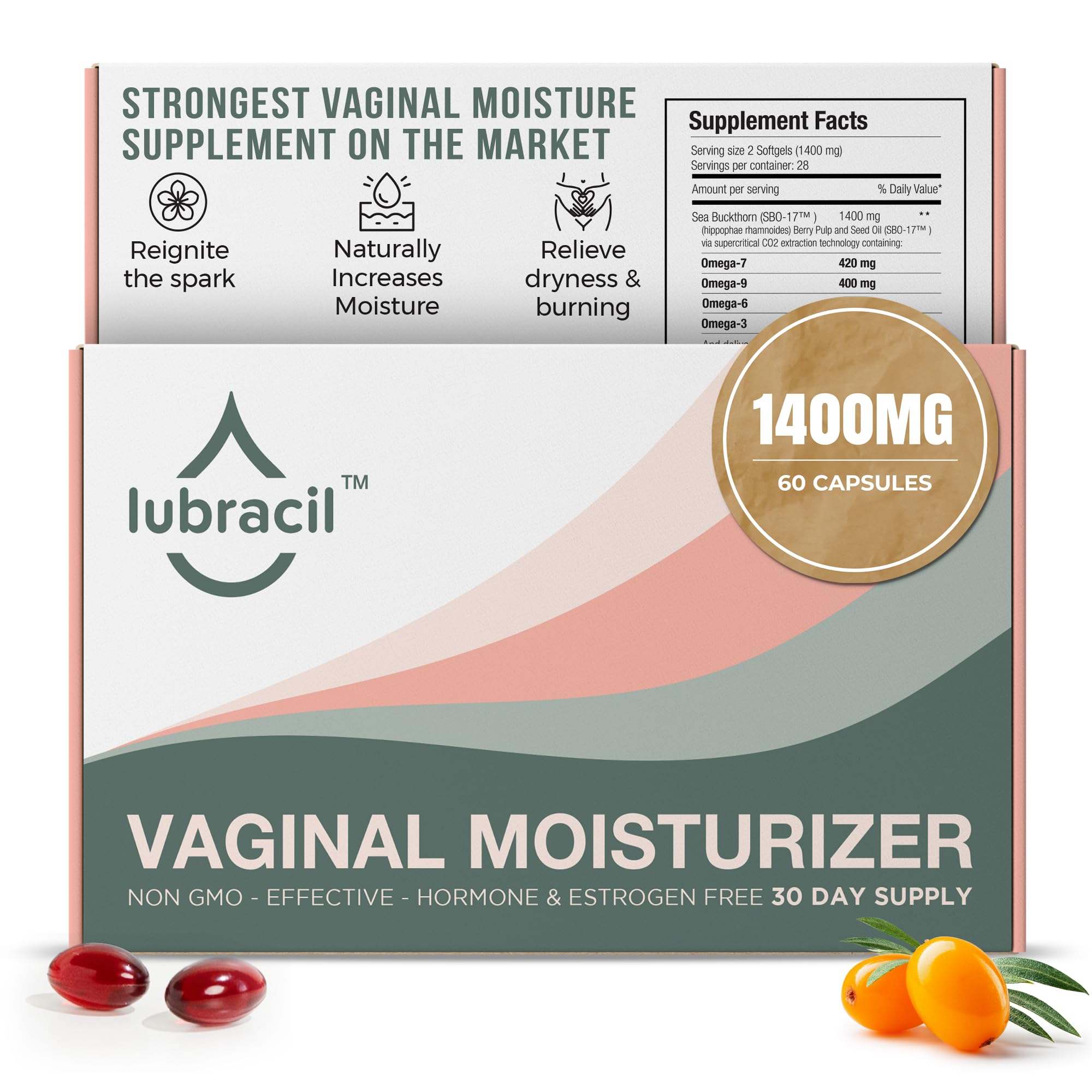 Lubracil pildoras hidratación vaginal para mayor comodidad diaria.