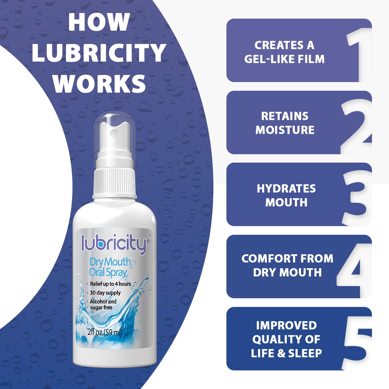 Lubricity: textura suave sin irritación para uso diario