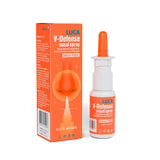 LUCA V-Defense: botella nasal mostrando protección diaria para usuarios activos.