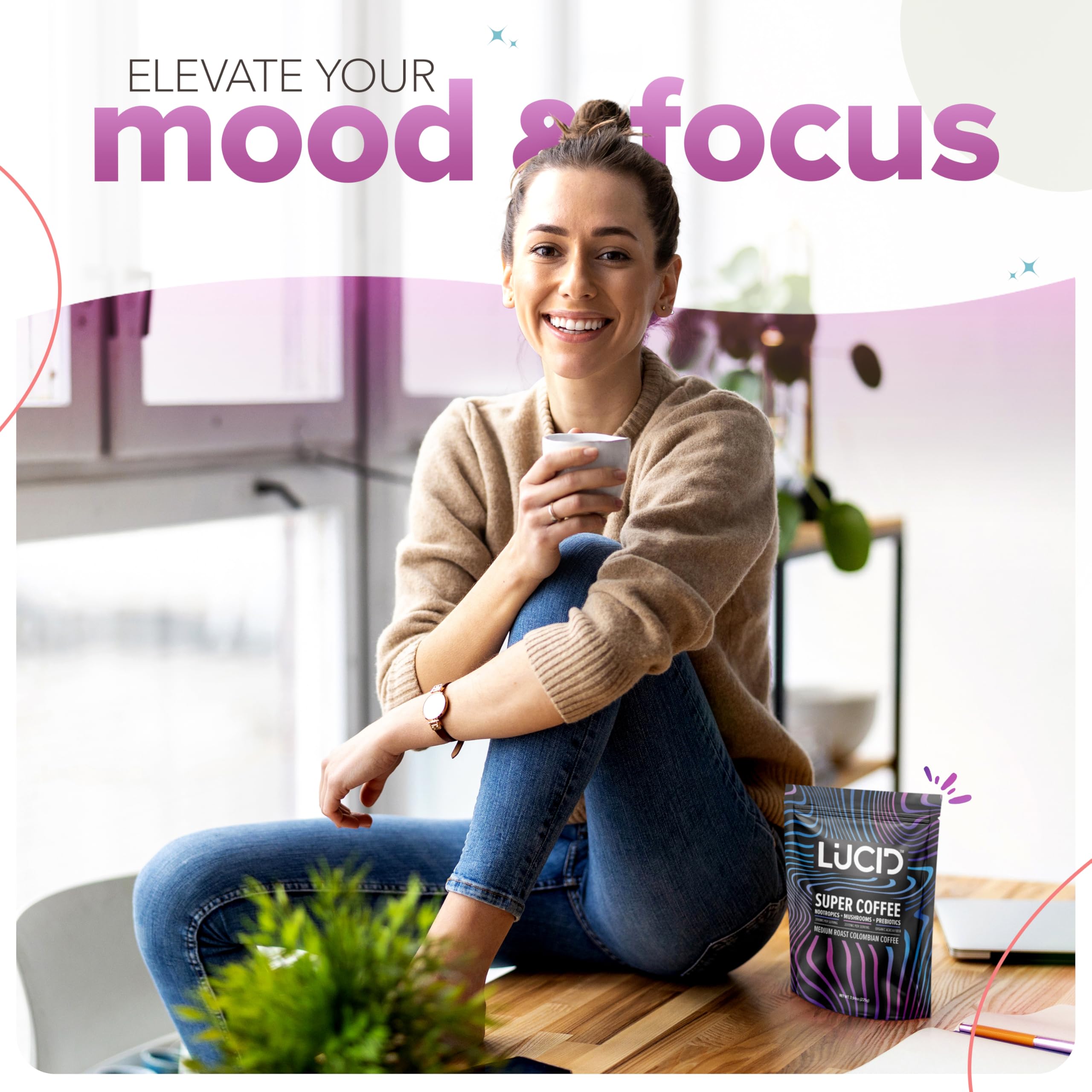 Lucid Superfoods: sabor terroso y suave, ideal para la mañana