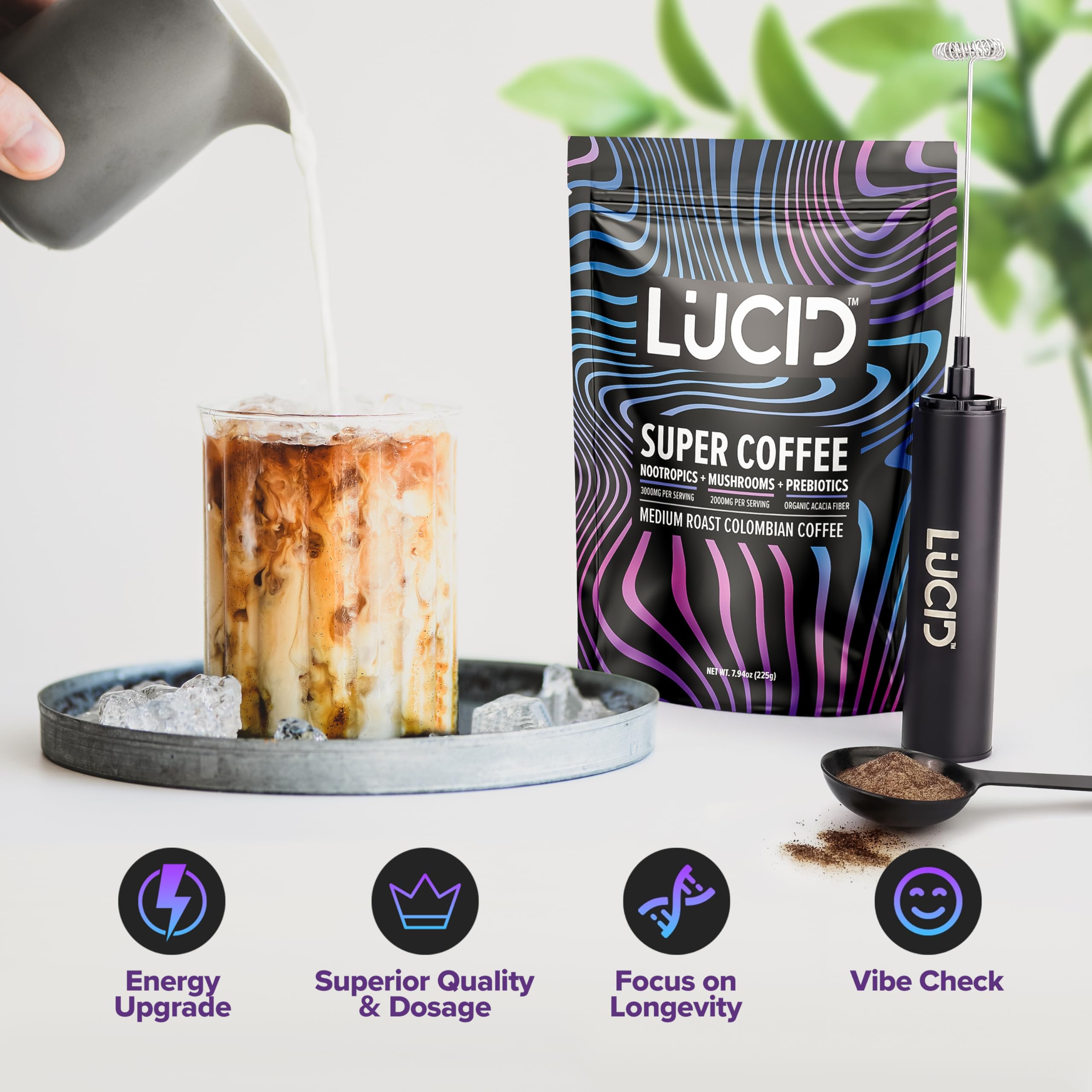 Lucid Superfoods: hecho en Estados Unidos, empaque y control de calidad