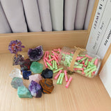 Luckeeper cuarzo claro: cristales para meditaciones claras y pulido artesanal