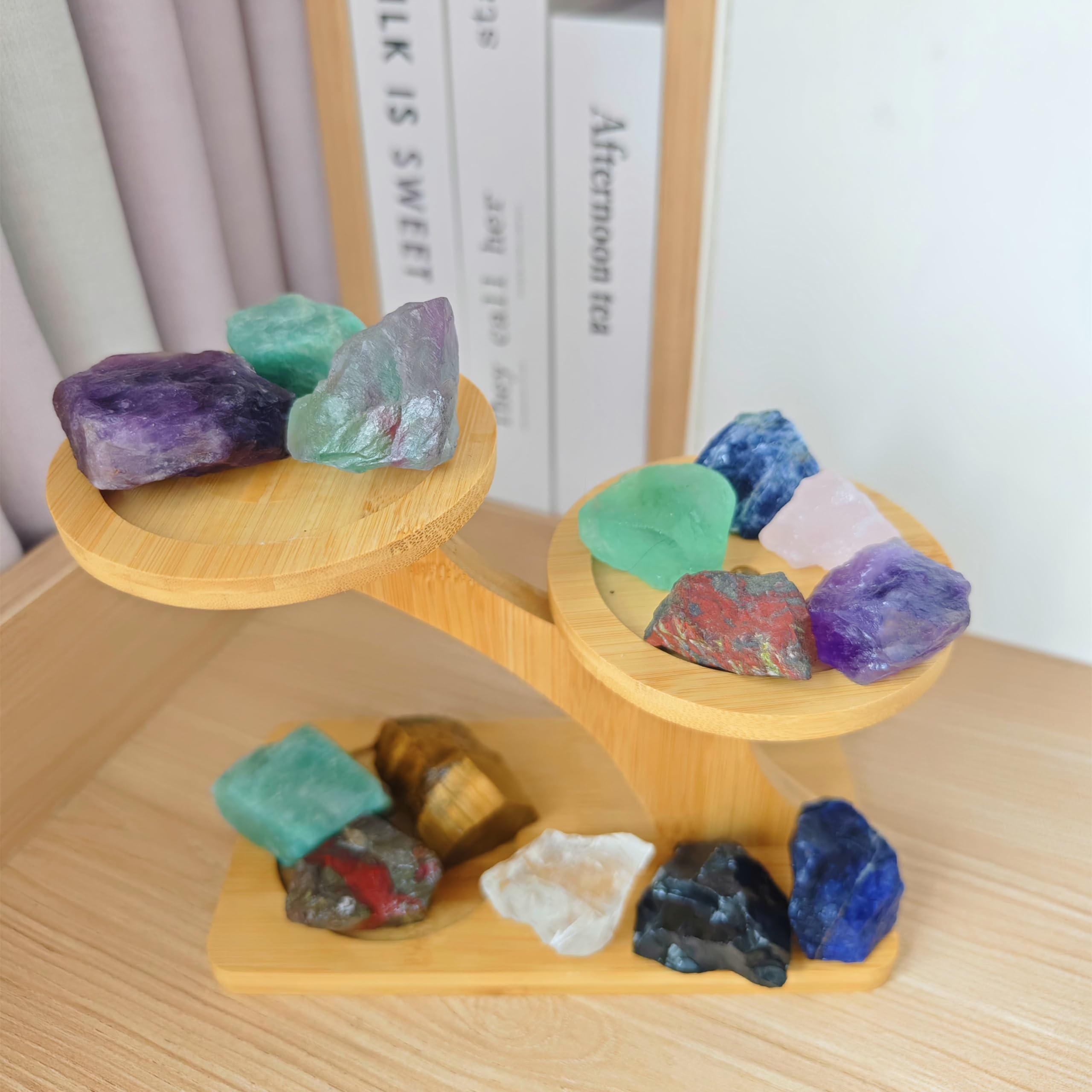 Luckeeper fluorita verde: ayuda a concentración durante sesiones de estudio o yoga