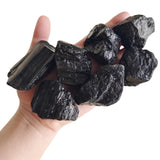Luckeeper turmalina negra: cristales crudos 1 libra para decoración de altar