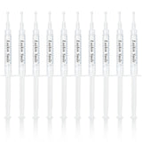 Luckin Smile: empaque con 10 tubos de gel blanqueador para uso prolongado en casa.