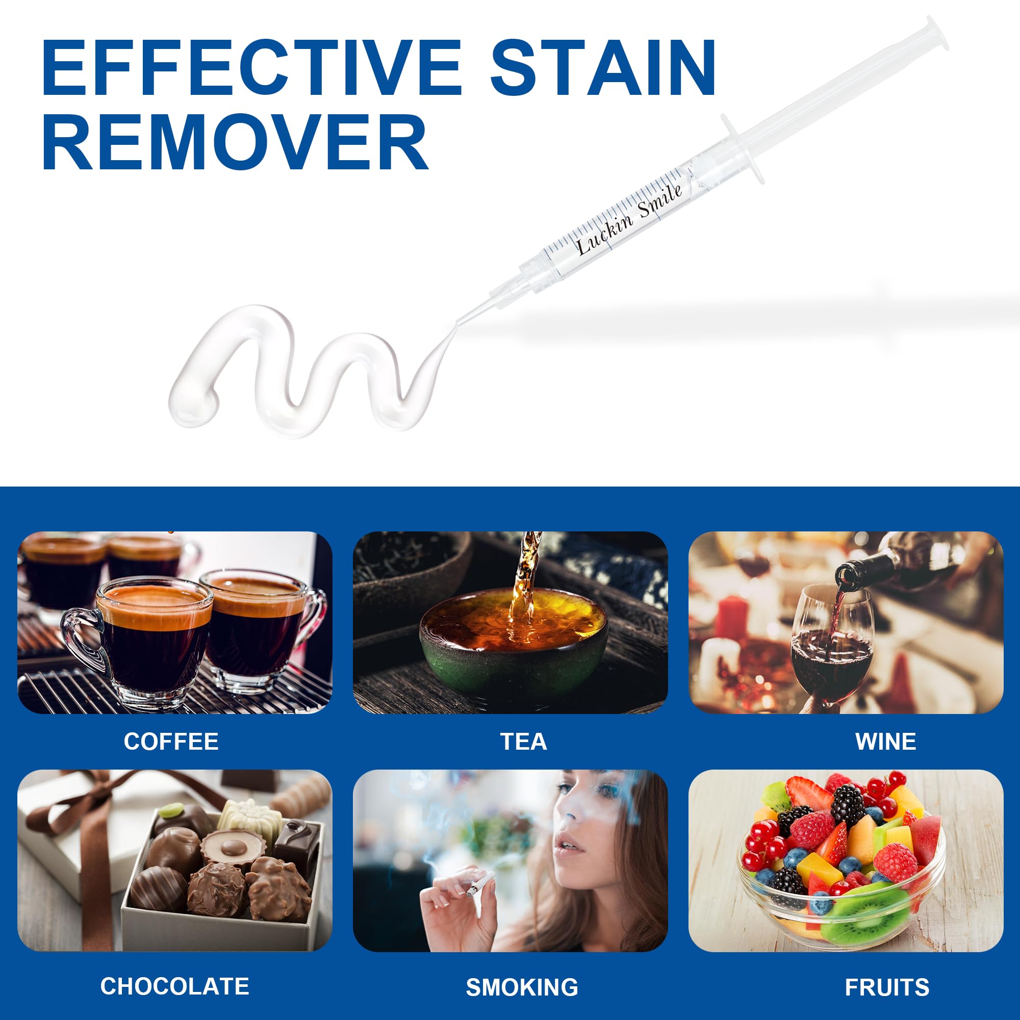 Luckin Smile: gel apto para dientes sensibles durante el blanqueamiento.