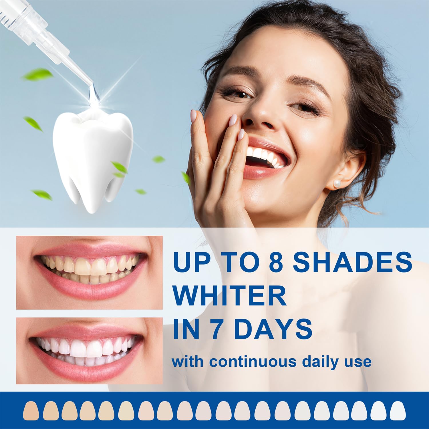 Luckin Smile: elimina manchas de café y vino con el gel de blanqueamiento.
