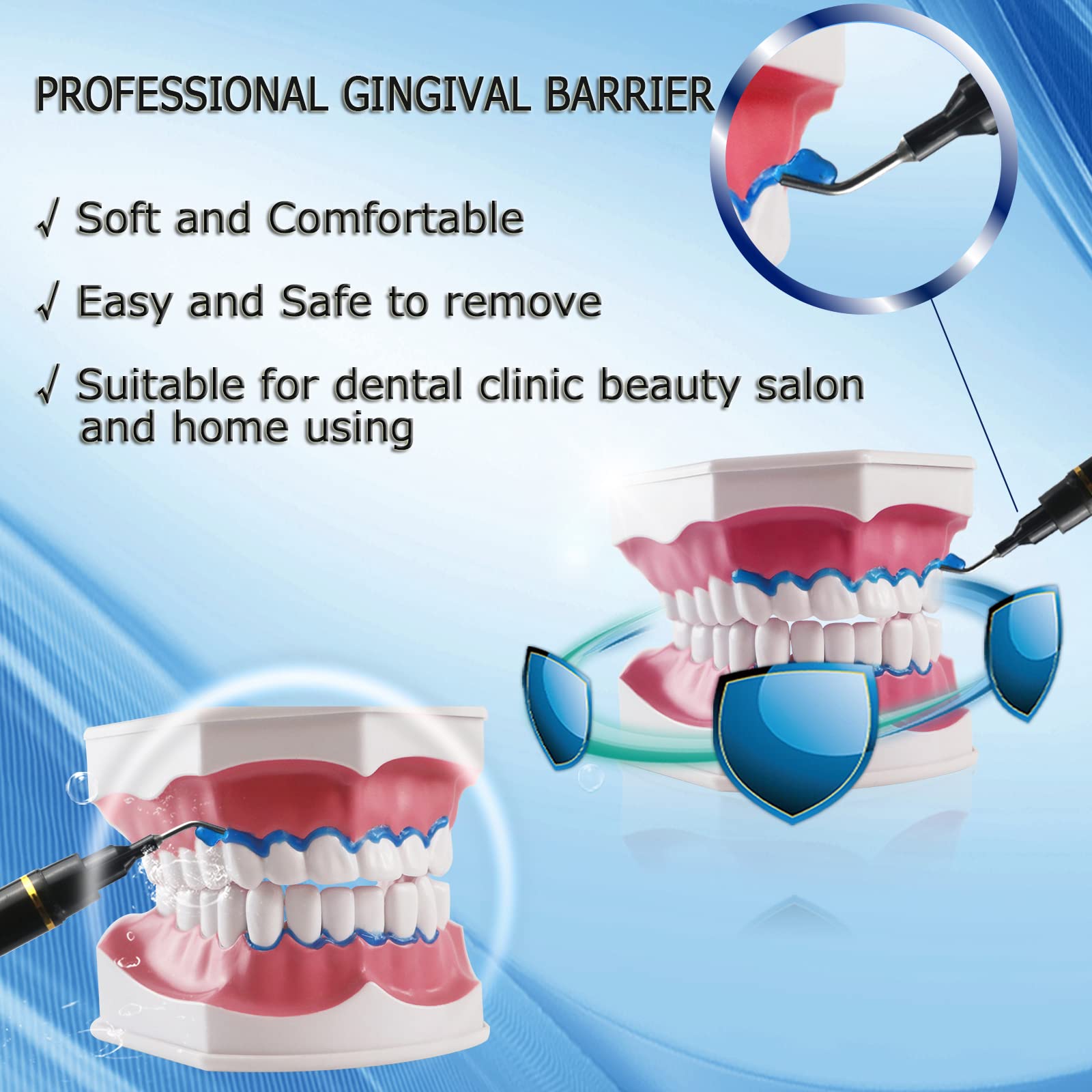 Luckin Smile paquete-10un-barrera-gingival facilita aplicación precisa