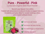 Luckycare Batido de Remolacha Rosa, fácil de preparar