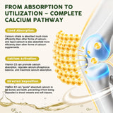 LUCNVEM Calcio Citrato Líquido: mezcla con vitaminas D3 y K2