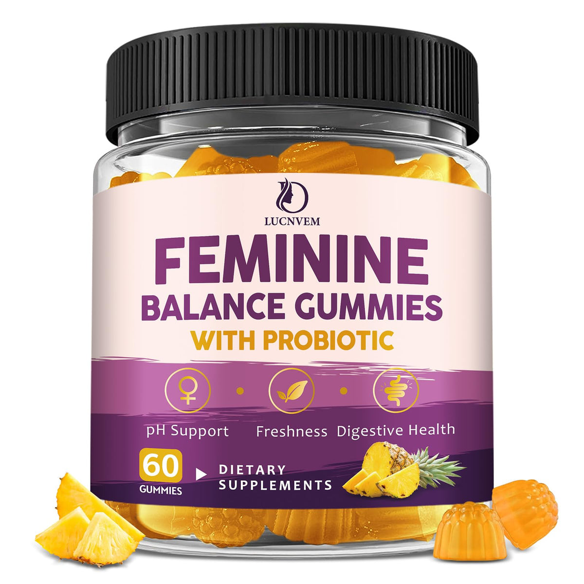 LUCNVEM Balance Femenino: botella para uso diario y frescura.