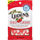 Caramelo para la tos sin azúcar de Luden's, sabor cereza salvaje, útil para la garganta