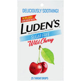 Detalle de Luden's Drops sabor guinda mostrando gotas