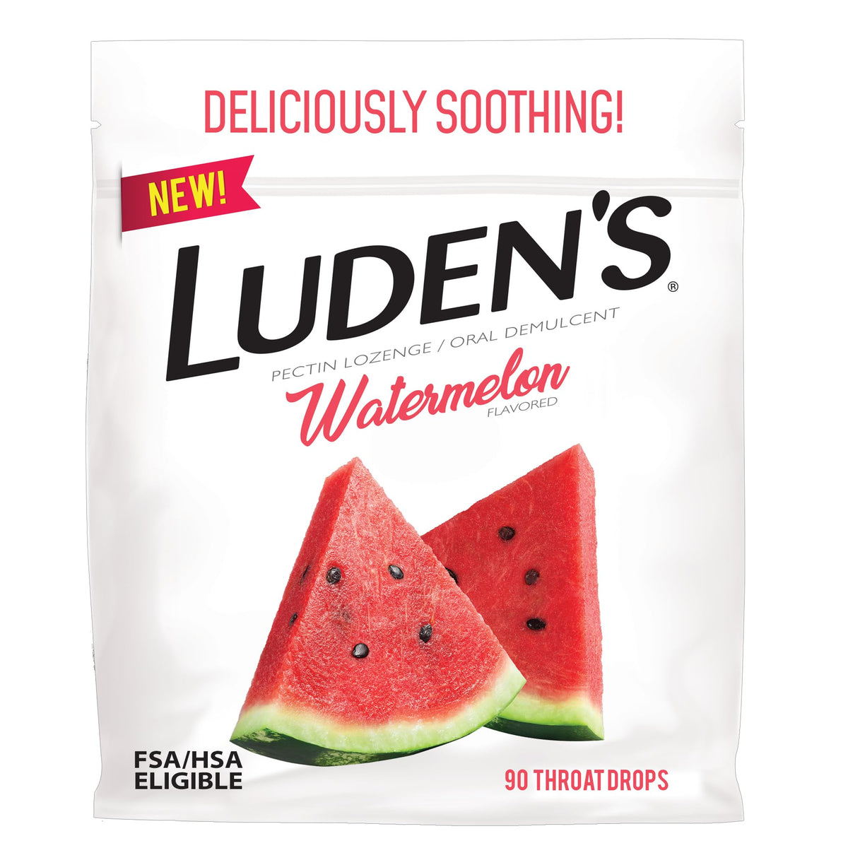 Luden's Drops Sandía en bolsa reutilizable para llevar